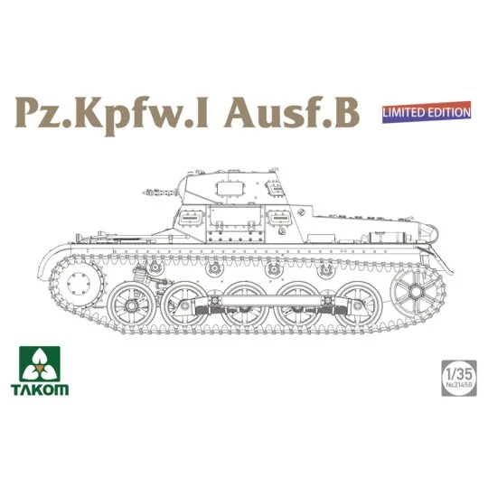 Pz.Kpfw.I Ausf. B, 1/35 - Takom TAK2145B Pz.Kpfw.I Ausf. B, 1/35 - Takom TAK2145B