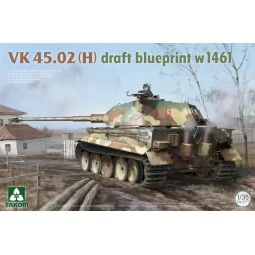 VK 45.02 (H) Draft Blueprint w 1461, 1/35 - Takom TAK2191