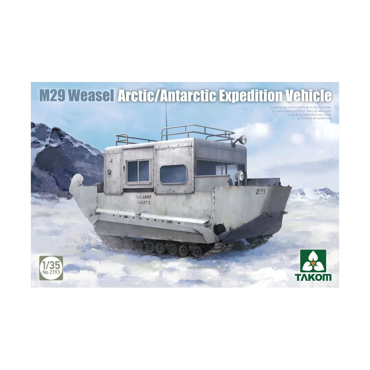 M29 Weasel Arctic/Antarctic Expedition Vehicle - Takom TAK2193