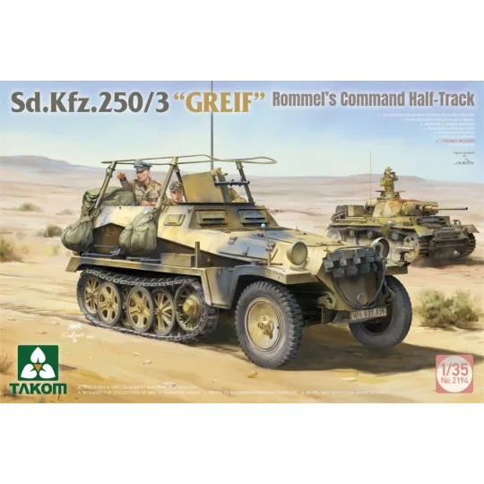 Sd.Kfz. 250/3 GREIF Rommel's Command Half-Track - Takom TAK2194