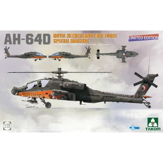 AH-64D Royal Netherlands Air Force Special Marking, 1/35 - Takom TA... AH-64D Royal Netherlands Air Force Special Marking, 1/35 - Takom TA...