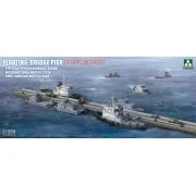 Floating-Bridge Pier (8 Ships Included), 1/350 - Takom TAK6015 Floating-Bridge Pier (8 Ships Included), 1/350 - Takom TAK6015