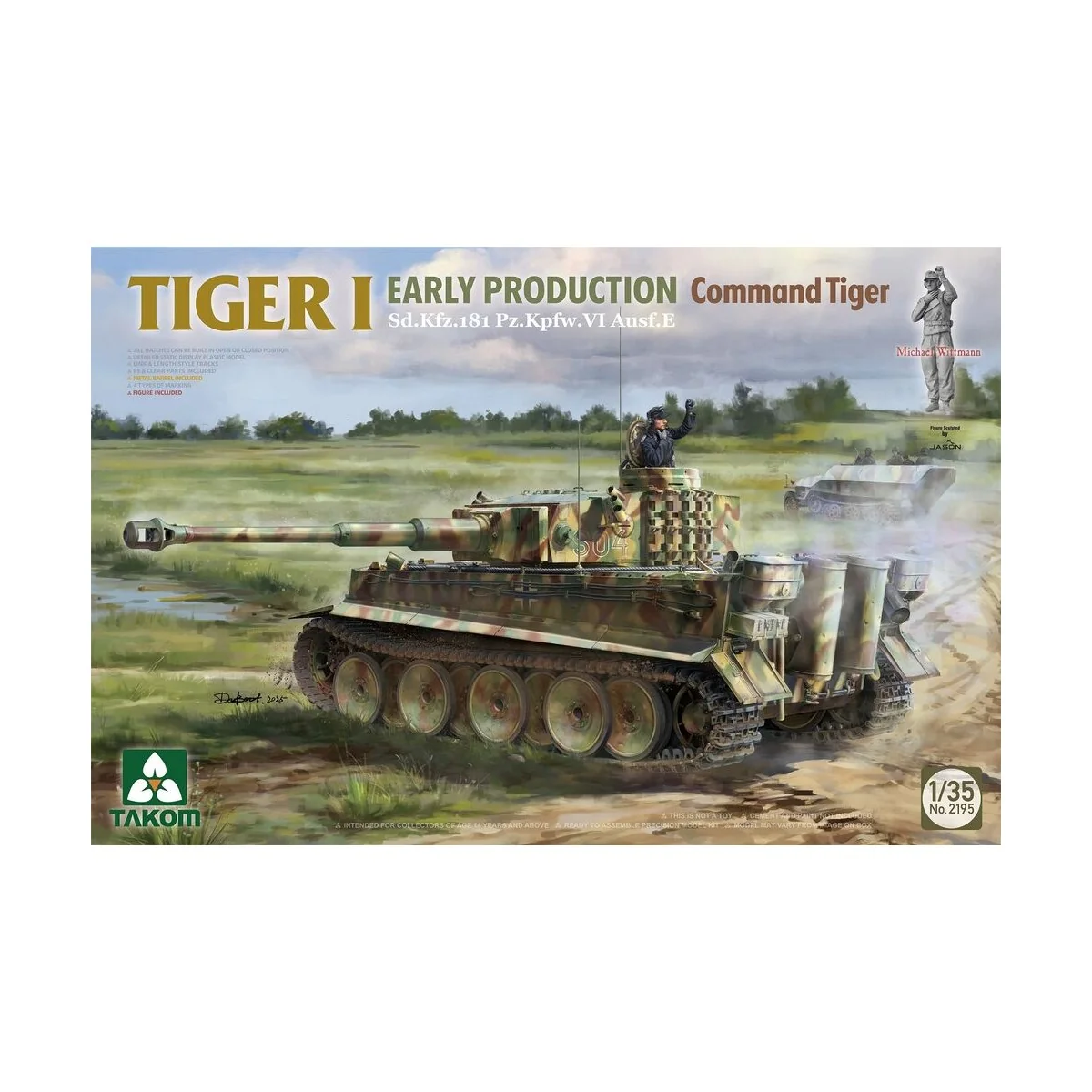 TIGER I EARLY-PRODUCTION Sd.Kfz.181 Pz.Kpfw.VI Ausf.E Command Tiger...