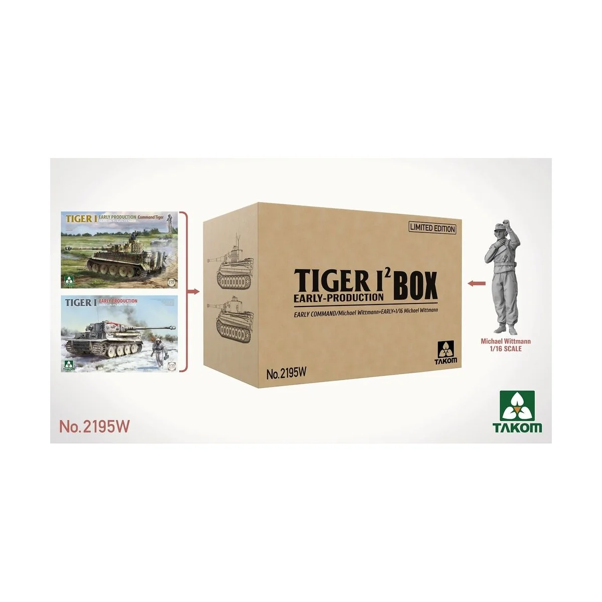 TIGER I EARLY-PRODUCTION² BOX - Takom TAK2195W