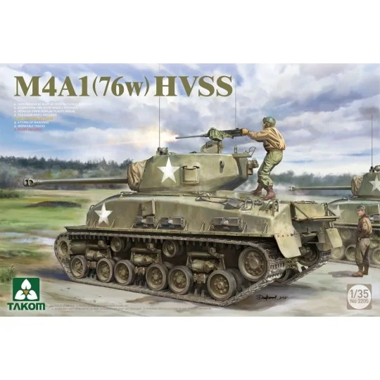 M4A1 (76w) HVSS, 1/35 - Takom TAK2205
