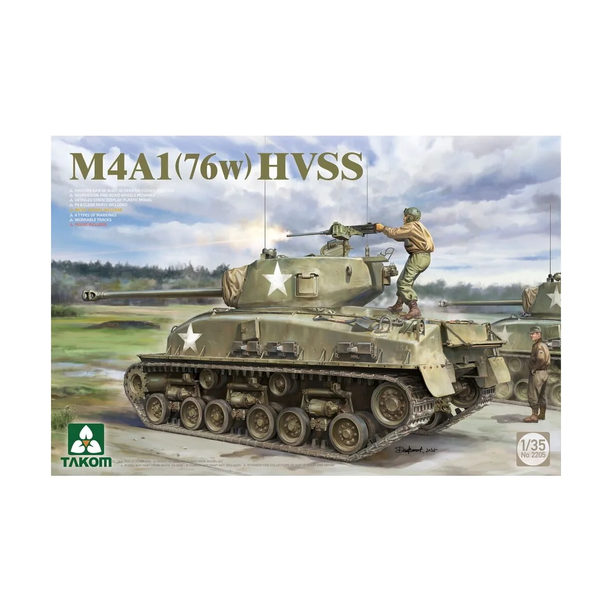 M4A1 (76w) HVSS - Takom TAK2205