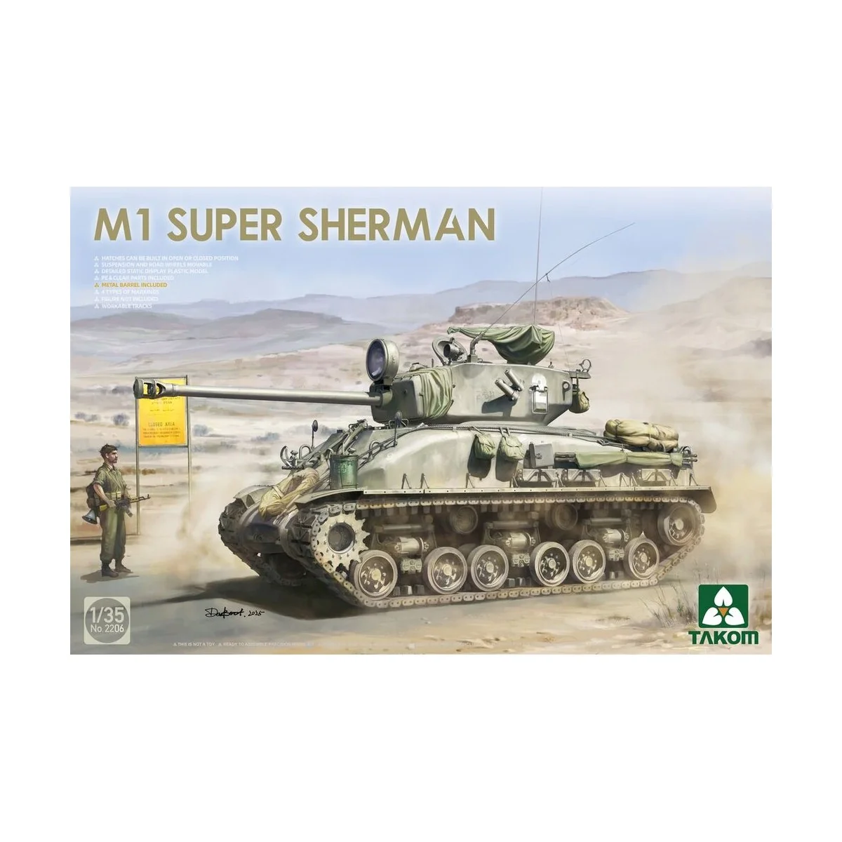 M1 Super Sherman - Takom TAK2206