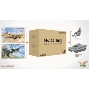 Hs 129² BOX Hs 129 B2+Hs 129 B3+3D Printed Set Figures x2+Panther A...