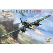 Henschel Hs 129 B-3 w/INTERIOR + BONUS (CLEAR PARTS) - Takom TAK48002