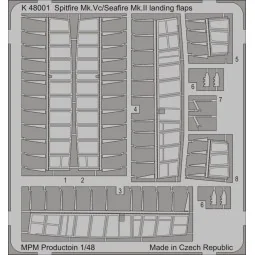 Spitfire Mk.Vc/Seafire Mk.II landingflap, 1/48 - MPM 100-K48001