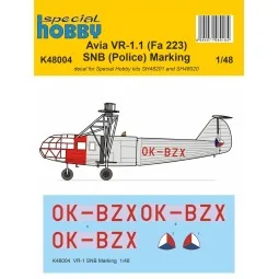 VR-1 SNB Marking Decal, 1/48 - Special Hobby 100-K48004