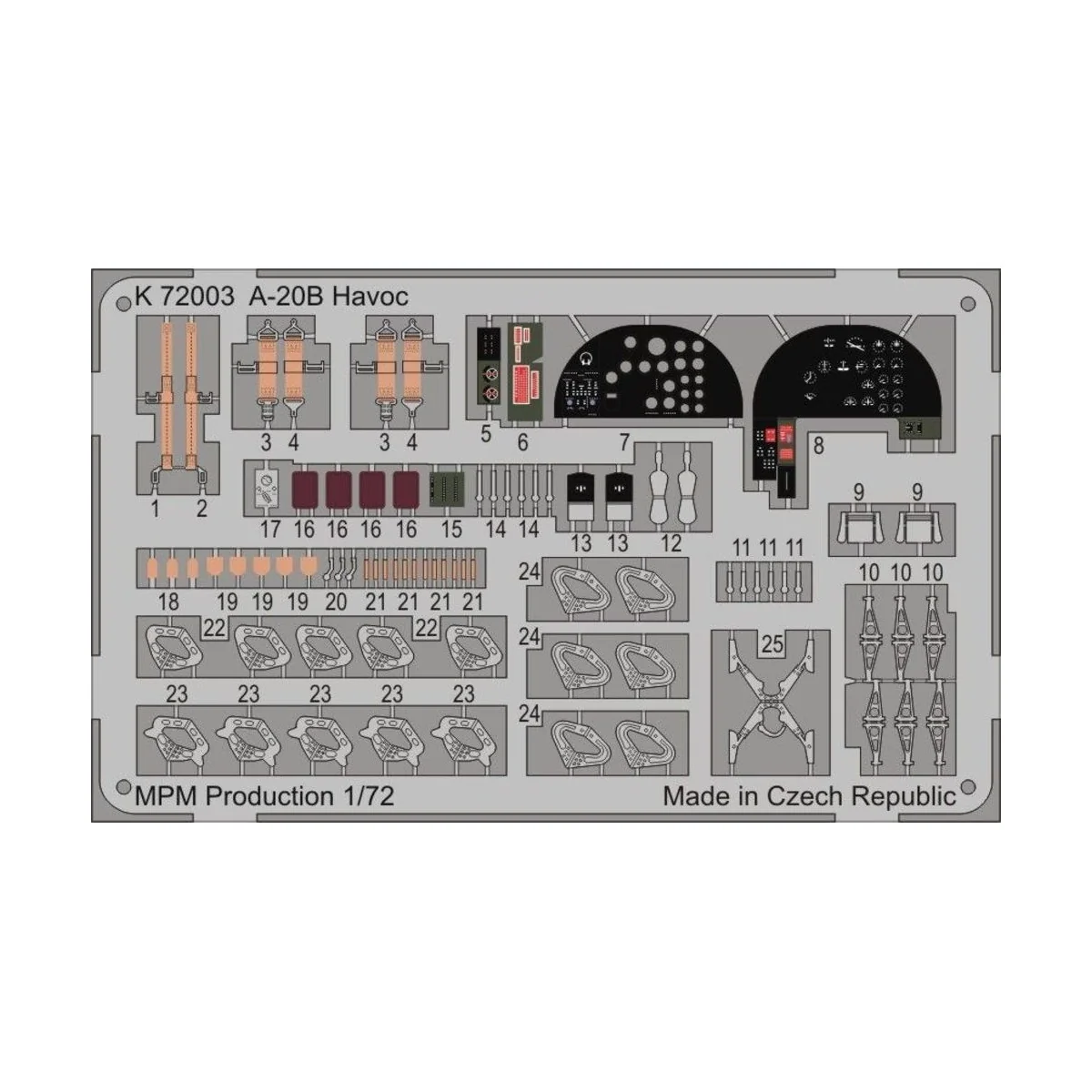 A-20B Havoc for MPM 72557 - MPM 100-K72003