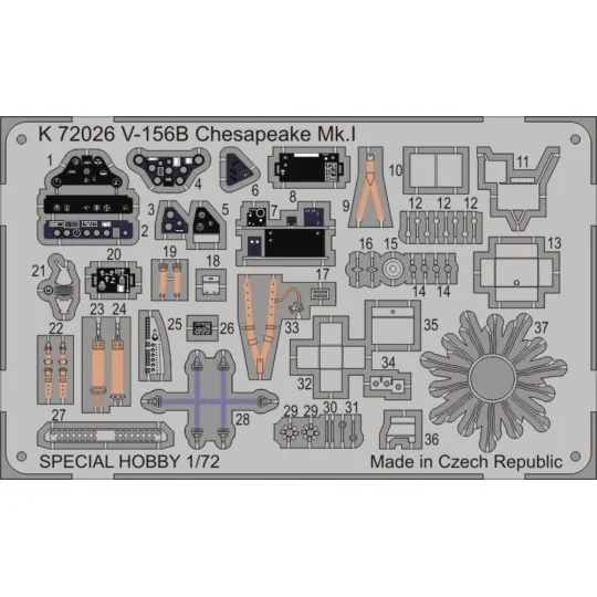 V-156B Chesapeake Mk.I, 1/72 - MPM 100-K72026 V-156B Chesapeake Mk.I, 1/72 - MPM 100-K72026