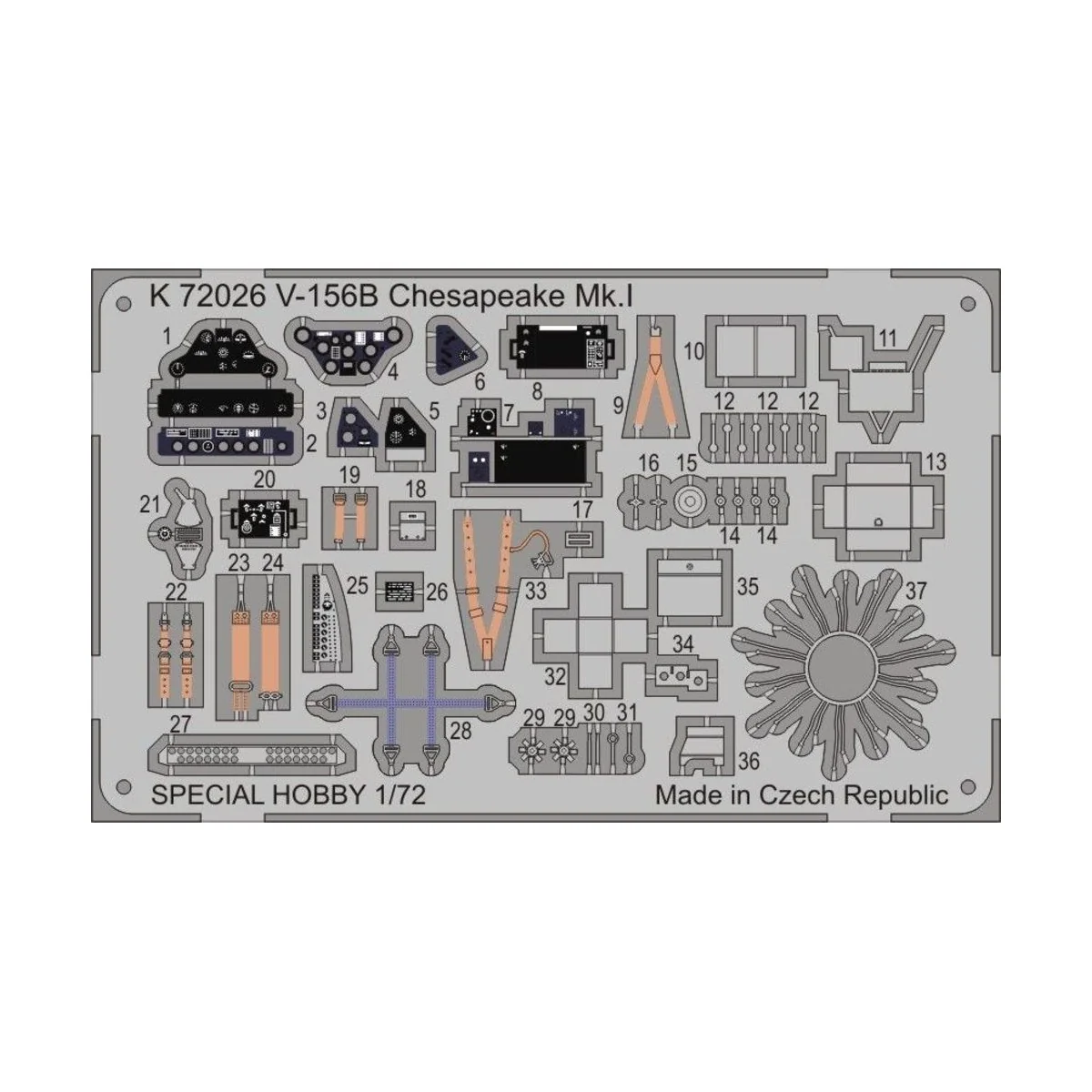 V-156B Chesapeake Mk.I, 1/72 - MPM 100-K72026 V-156B Chesapeake Mk.I, 1/72 - MPM 100-K72026