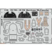 Hurricane Mk.I interior S.A. 1/48 for Airfix, 1/48 - Eduard Accesso...