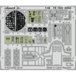 B5N2 for Hasegawa, 1/48 - Eduard Accessories FE1002