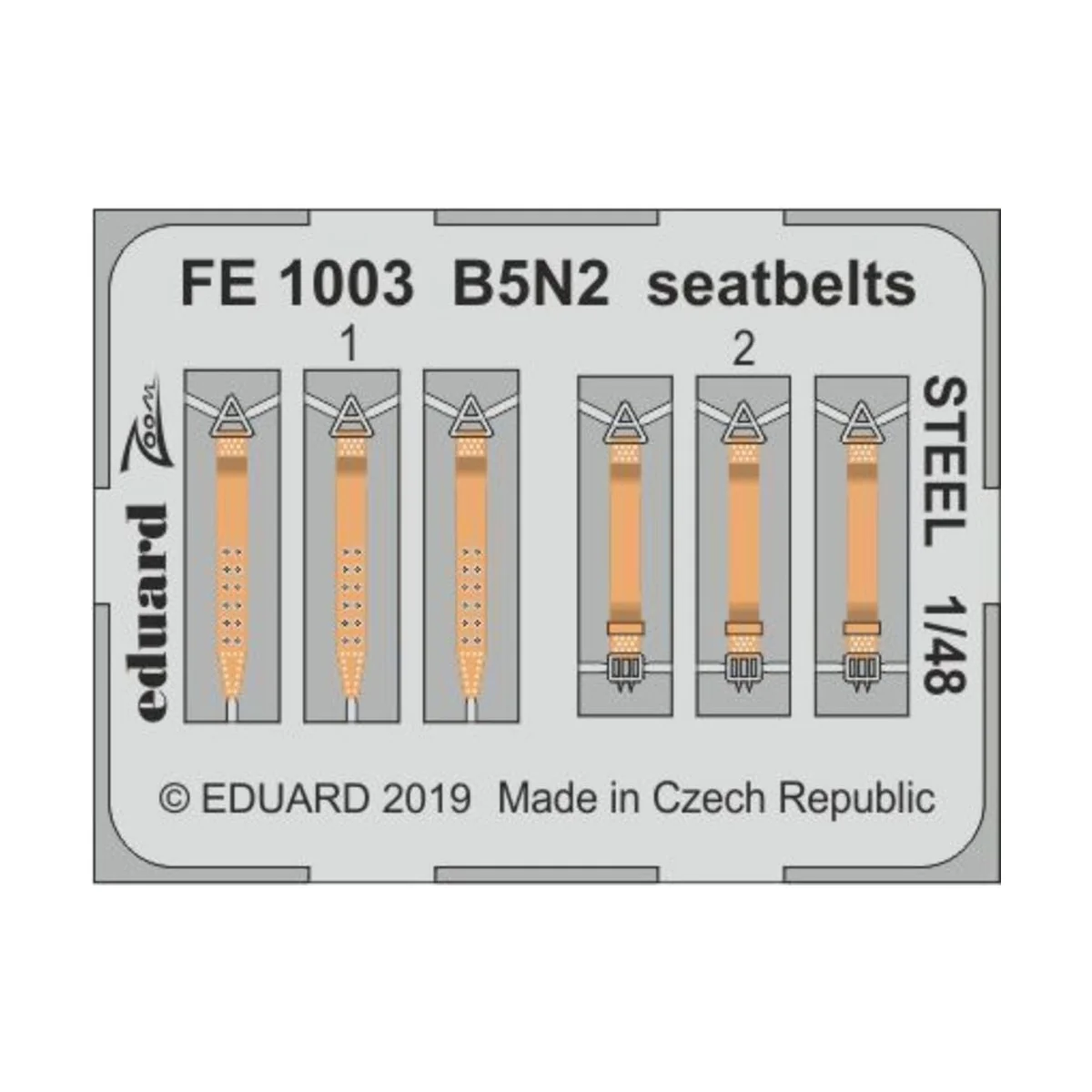B5N2 seatbelts STEEL for Hasegawa - Eduard Accessories FE1003