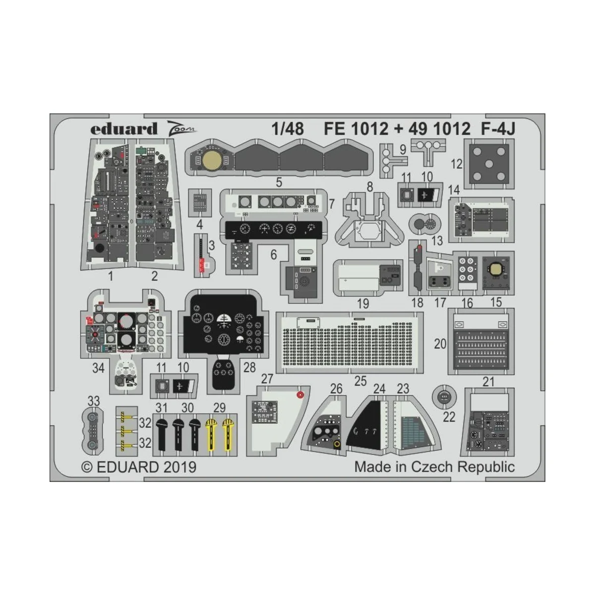 F-4J for Academy - Eduard Accessories FE1012