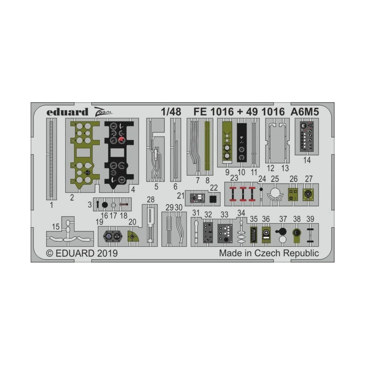 A6M5 for Tamiya - Eduard Accessories FE1016