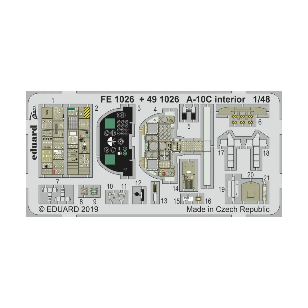 A-10C for Italeri, 1/48 - Eduard Accessories FE1026
