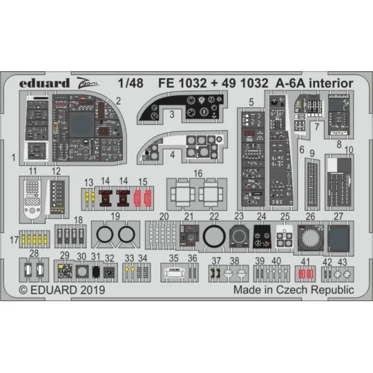 A-6A interior for Hobby Boss - Eduard Accessories FE1032
