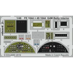 G4M Betty interior for Tamiya, 1/48 - Eduard Accessories FE1044