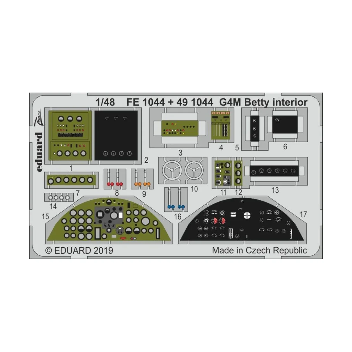G4M Betty interior for Tamiya - Eduard Accessories FE1044
