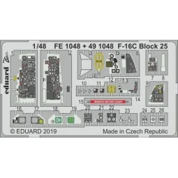 F-16C Block 25 for Tamiya - Eduard Accessories FE1048