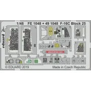 F-16C Block 25 for Tamiya, 1/48 - Eduard Accessories FE1048