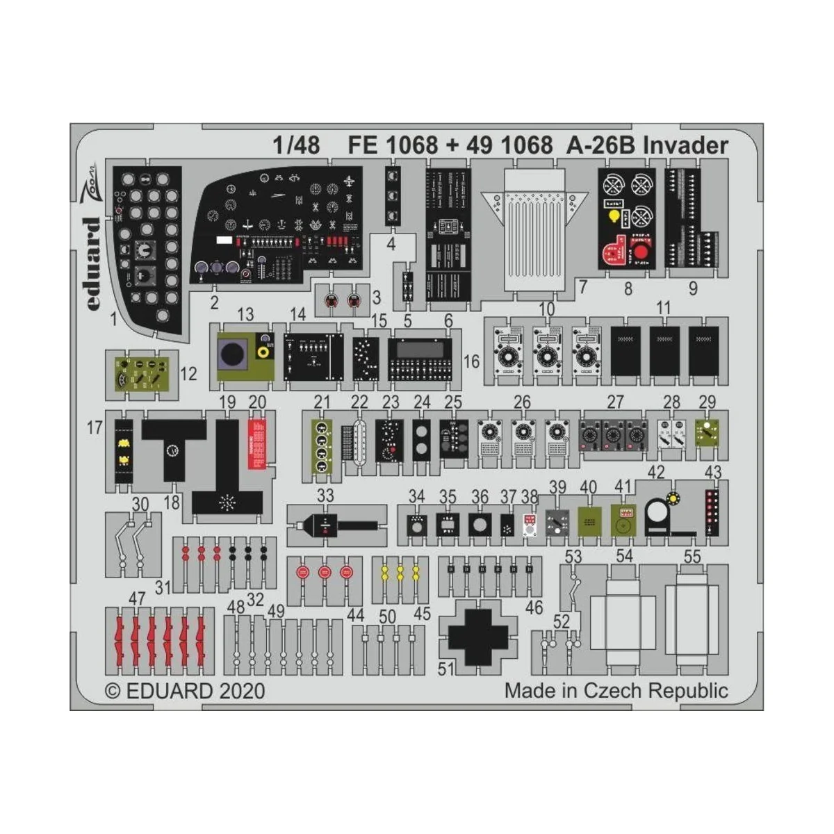A-26B Invader for ICM - Eduard Accessories FE1068