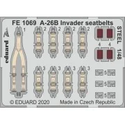 A-26B Invader seatbelts STEEL for ICM, 1/48 - Eduard Accessories FE...