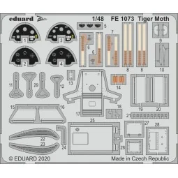 Tiger Moth for Airfix, 1/48 - Eduard Accessories FE1073