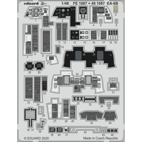 EA-6B for Kinetic, 1/48 - Eduard Accessories FE1087
