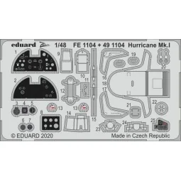 Hurricane Mk.I for Airfix - Eduard Accessories FE1104