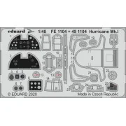 Hurricane Mk.I for Airfix, 1/48 - Eduard Accessories FE1104