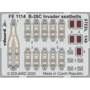 B-26C Invader seatbelts STEEL for ICM, 1/48 - Eduard Accessories FE...