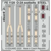 O-2A seatbelts STEEL for ICM, 1/48 - Eduard Accessories FE1120