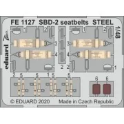 SBD-2 seatbelts STEEL for Academy, 1/48 - Eduard Accessories FE1127