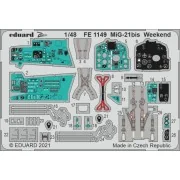 MiG-21bis Weekend 1/48 for EDUARD - Eduard Accessories FE1149