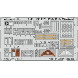 Pfalz D.IIIa Weekend 1/48 for EDUARD - Eduard Accessories FE1171