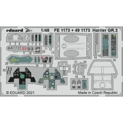 Harrier GR.3 1/48 for KINETIC - Eduard Accessories FE1173