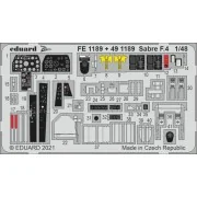 Sabre F.4 1/48 for AIRFIX, 1/48 - Eduard Accessories FE1189