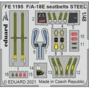 F/A-18E seatbelts STEEL 1/48 for MENG, 1/48 - Eduard Accessories FE...