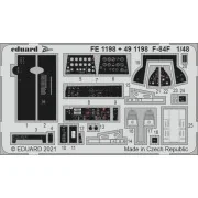 F-84F 1/48 for KINETIC - Eduard Accessories FE1198