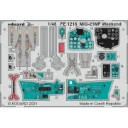 MiG-21MF Weekend 1/48 for EDUARD - Eduard Accessories FE1216