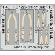 Chipmunk T.10 seatbelts STEEL for AIRFIX, 1/48 - Eduard Accessories...
