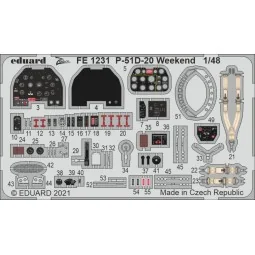 P-51D-20 Weekend for EDUARD - Eduard Accessories FE1231