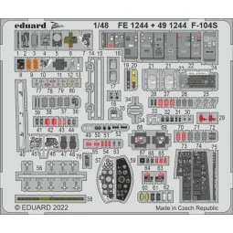 F-104S for KINETIC, 1/48 - Eduard Accessories FE1244