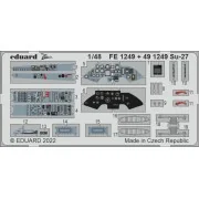 Su-27 for GREAT WALL HOBBY, 1/48 - Eduard Accessories FE1249