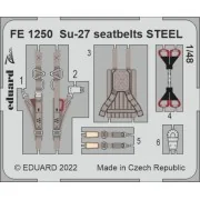 Su-27 seatbelts STEEL for GREAT WALL HOBBY, 1/48 - Eduard Accessori...